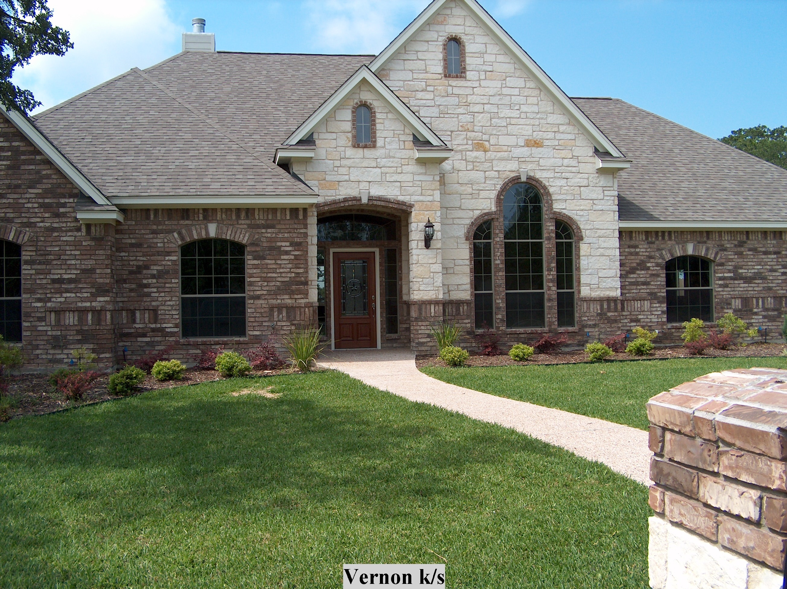 Vernon K/S with 4,6,8 chopped limestone « Texas Premier Brick